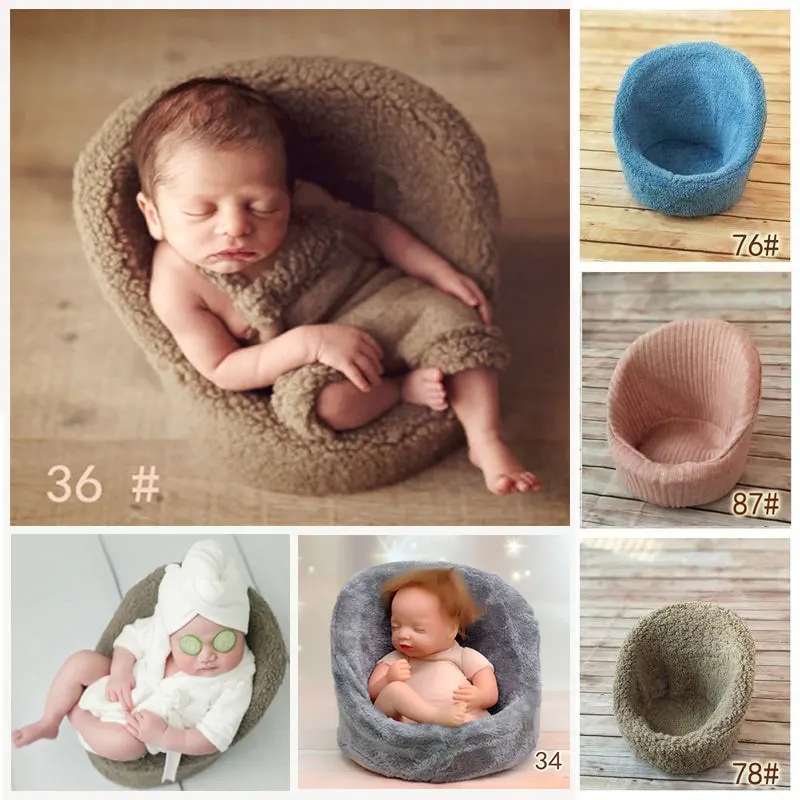 

2018 Newborn Baby Photography Props Posing Mini Sofa Chair Decoration Fotografia Accessories Cute Infant Photoshoot Accessories