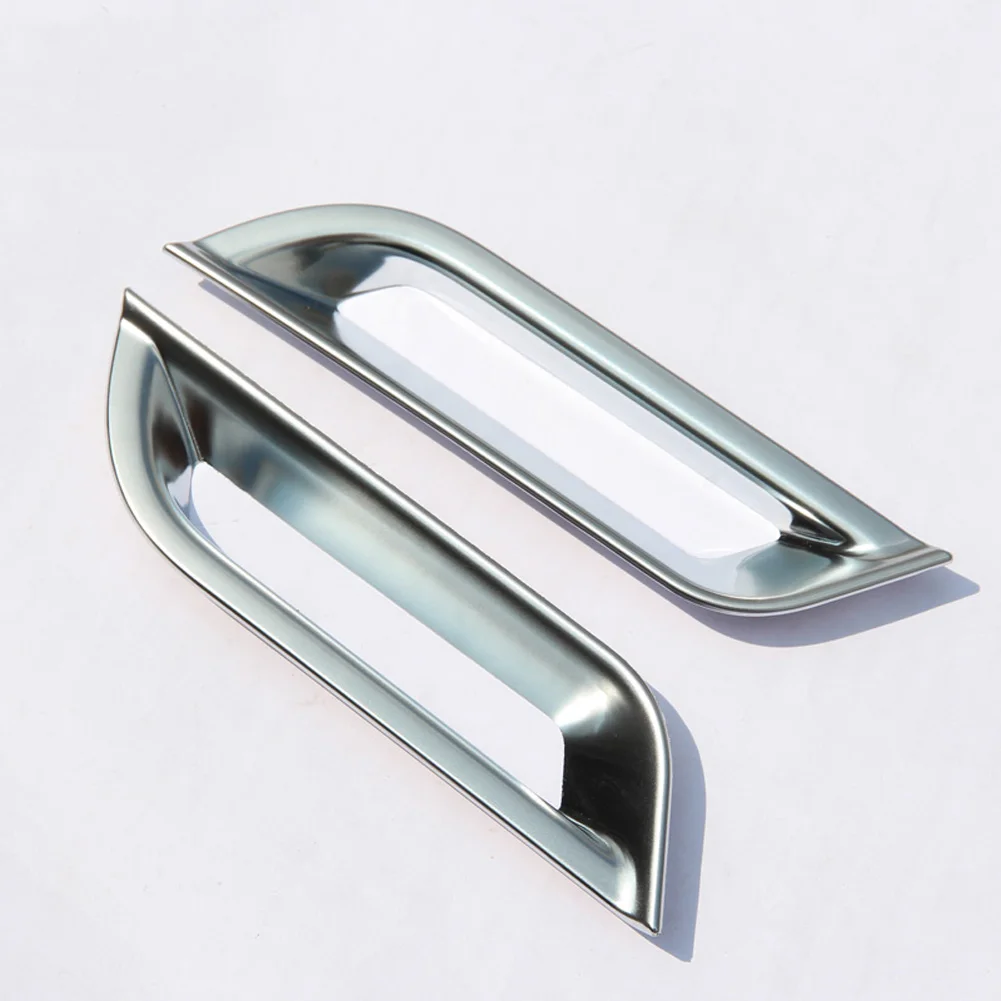 

2PCS for Land Rover Freelander 2 LR2 2007-2015 Car Accessories Interior ABS Chrome Dashboard AC Air Vent Outlet Frame Cover Trim