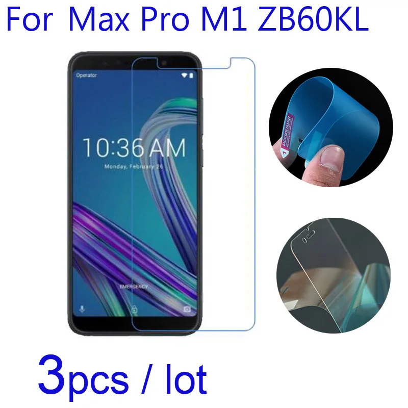 3 قطعة/الوحدة لينة واضح/ماتي/نانو الانفجار واقية واقية أفلام لآسوس Zenfone ماكس برو M1 ZB60KL /602KL الهاتف واقي الشاشة