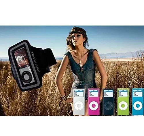 Mp3 Armband Fit For Apple Ipod Nano 4th 5th Gen Or Other Mp3 Player Jogging Gym Armband With Dual Arm Size Slots Key Pocket Mp3 Mp4 Bags Cases Aliexpress
