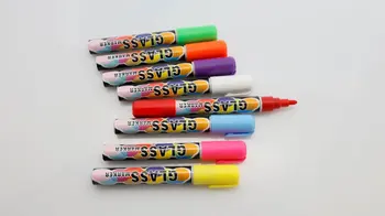 

8 pcs Pen LED Neon Marker Liquid Chalk Pencil Table Bookmark window 8 colors