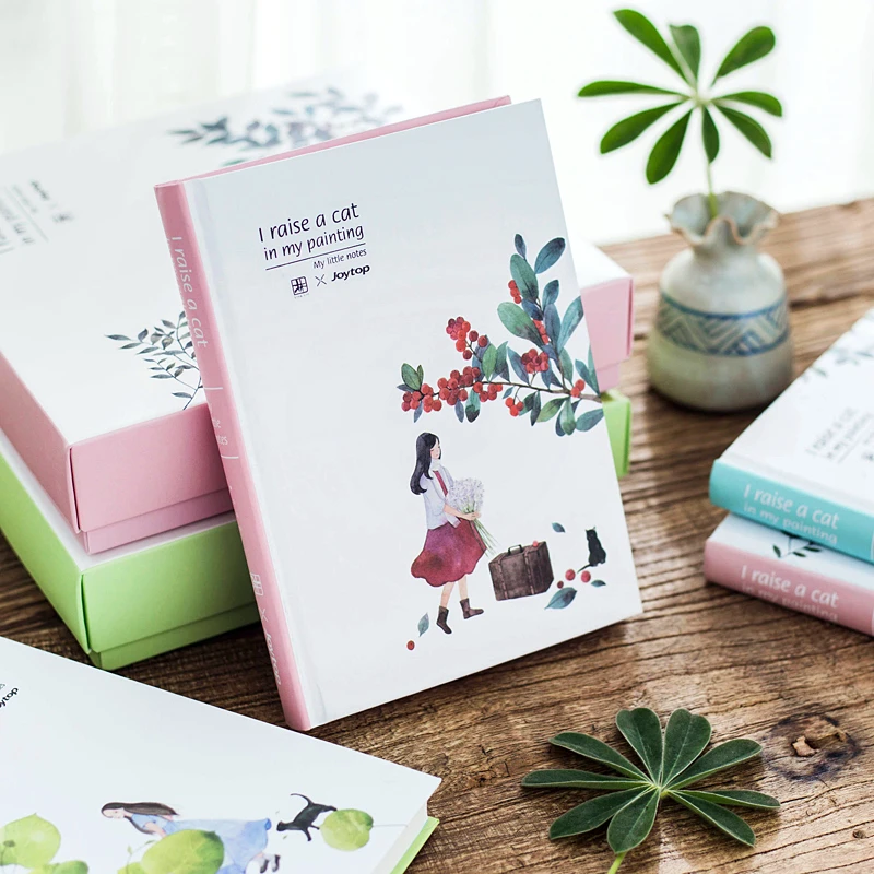 Креативный ежедневный Еженедельный ежемесячный дневник Kawaii с кошками для