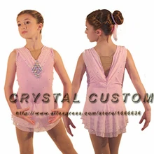 Индивидуальное Фигурное катание на льду платье для девочек изящное Новое Брендовое детское платье для соревнований на коньках DR3439