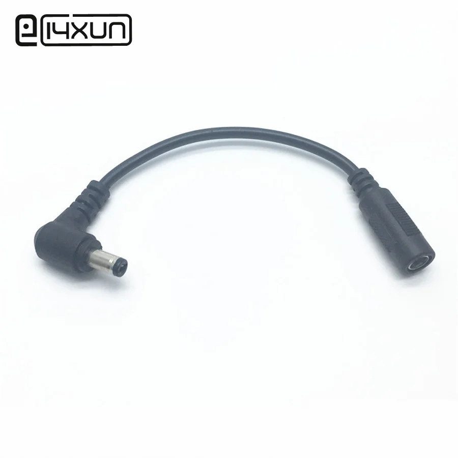

1pcs 5.5*2.1mm Female jack To Right Angle Male Plug with 15cm Wire DC Power Cable Adapter Connector