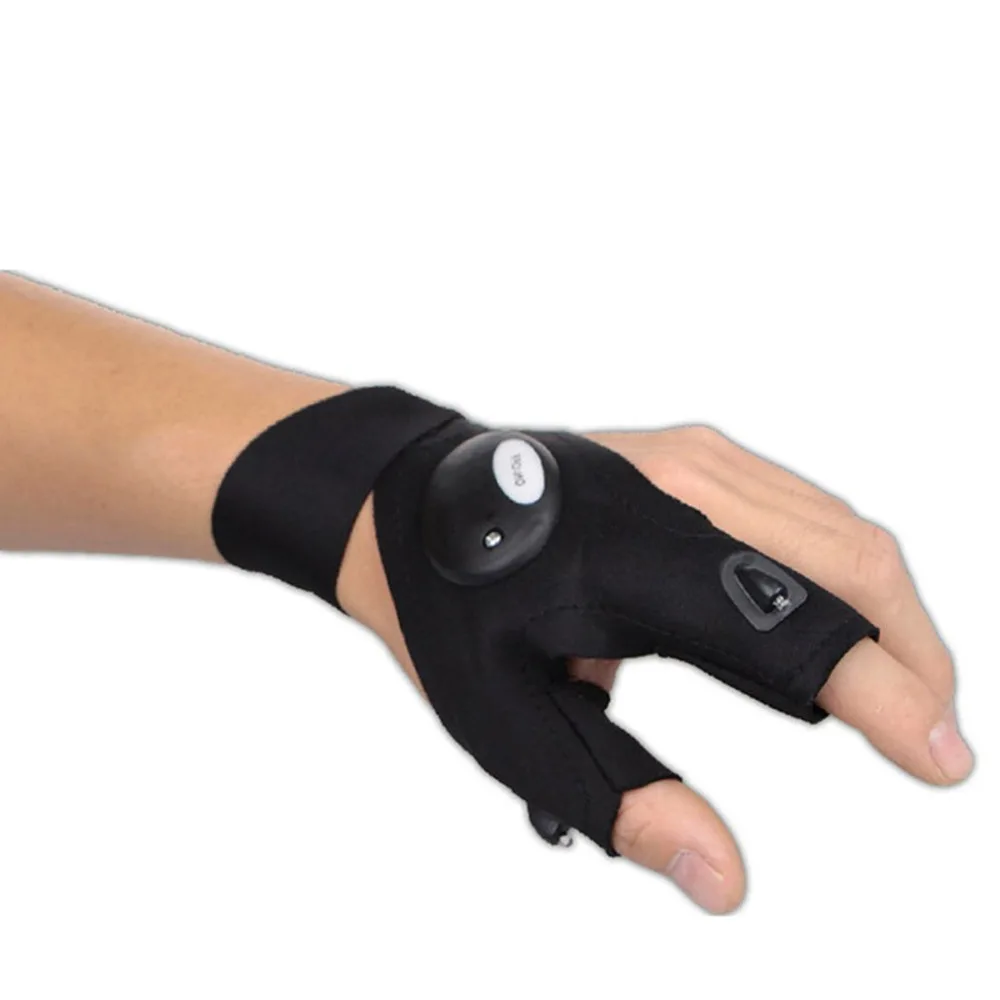 

Repairing Light Fishing Finger Glove LED Flashlight Torch Cover Survival Outdoor Camping Hiking Rescue Tool New