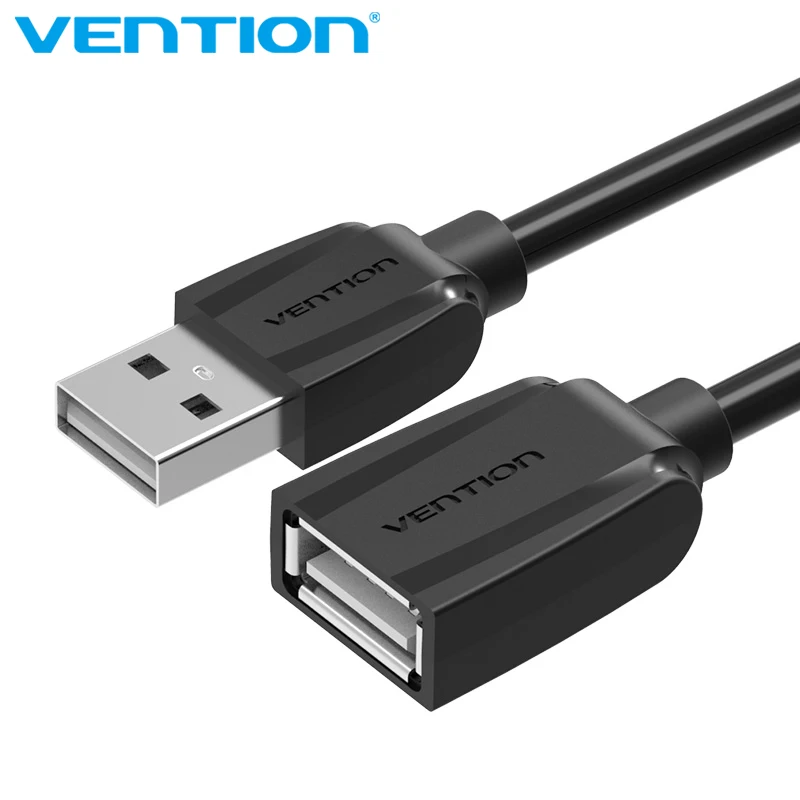 Vention USB 2,0 папа-мама USB удлинитель 3 фута Удлинительный кабель удлинитель шнура для ПК ноутбука USB кабель удлинитель