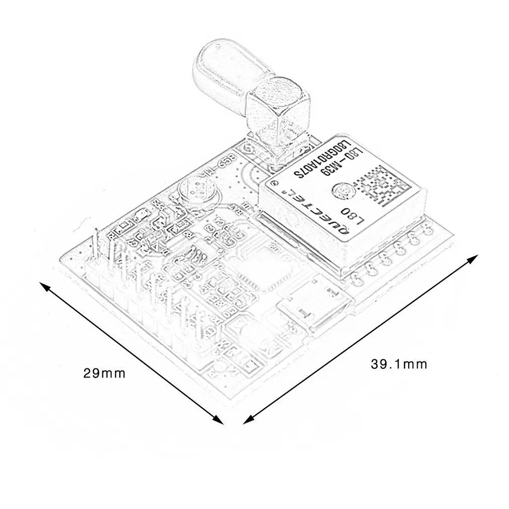 HW-658 GSM/GPRS плесень USB gps модуль для Raspberry Pi A B A+ B+ Zero 2 3 Поддержка защиты от короткого замыкания