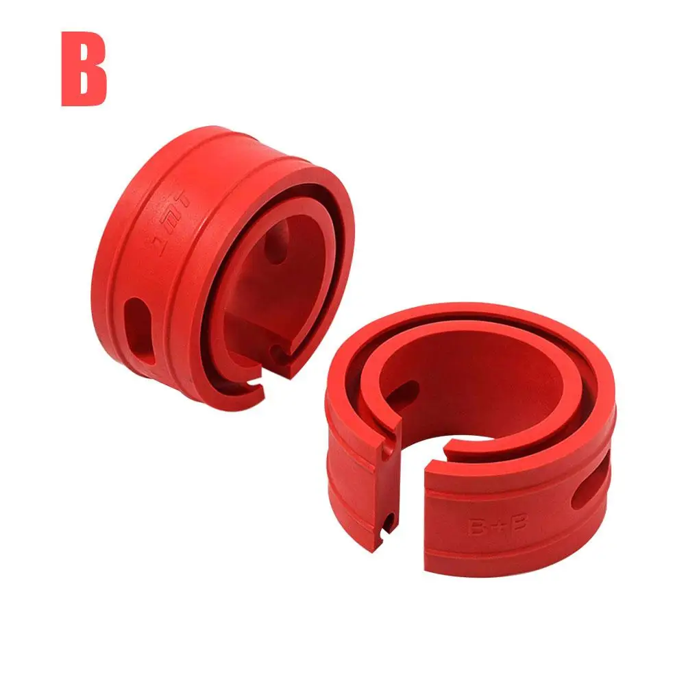2 шт. красный цвет Автомобильный Амортизатор Весна Бампер мощность Авто буферы A/B/C/D/E/тип пружины бамперы подушки - Цвет: B
