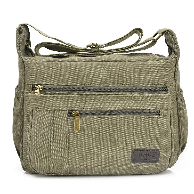 Messenger Bag for 14/15 Inch Laptop Vintage Canvas