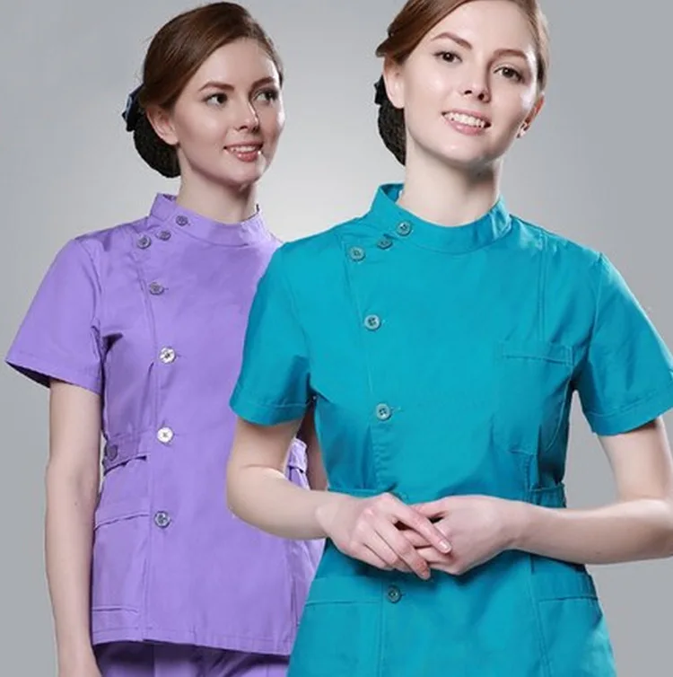 Летний женский больничный медицинский скраб комплект одежды модный дизайн в обтяжку стоматологические халаты салон красоты униформа медсестры