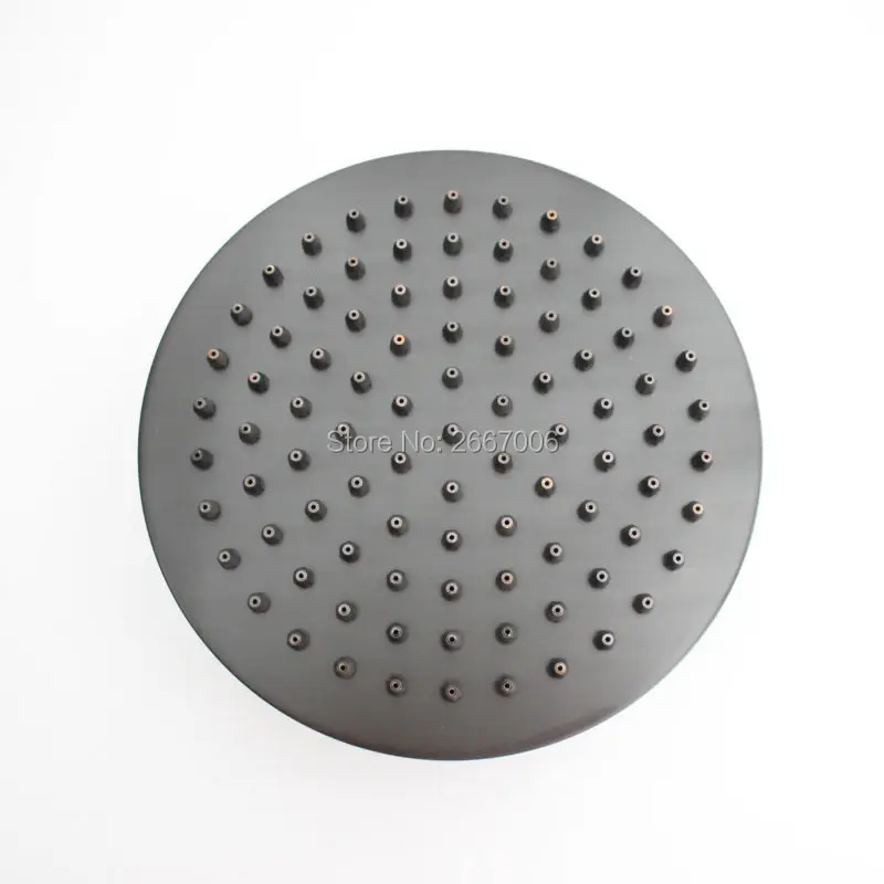 Koop Gratis Verzending Direct verkoop 8 inches Ronde Vorm Badkamer Antieke Zwart Regendouche Home Improvement Koperen Hoofddouche GI1328