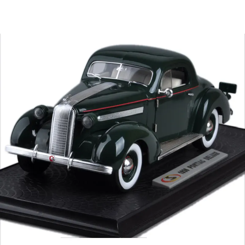 

High simulation 1:18 advanced 1936 Pontiac Luxury Car Master,metal castings collection toy vehicles, free shipping