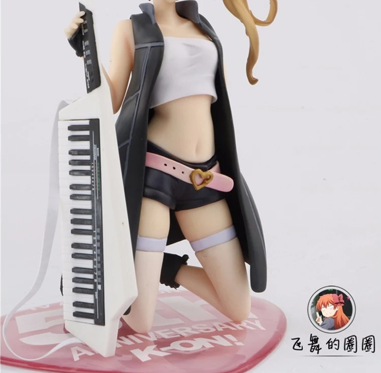 5th Юбилей Azusa Nakano K-ON аниме Рисунок akiyama Mio рицу тайнака ПВХ 1/8 девочка играть музыкальная модель игрушки полностью из коллекций