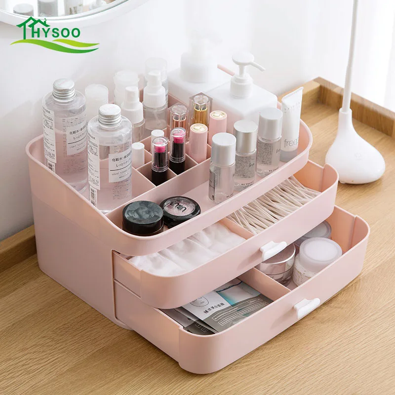 Drawer type multilayer cosmetic storage box desktop skin care product box finishing box desk