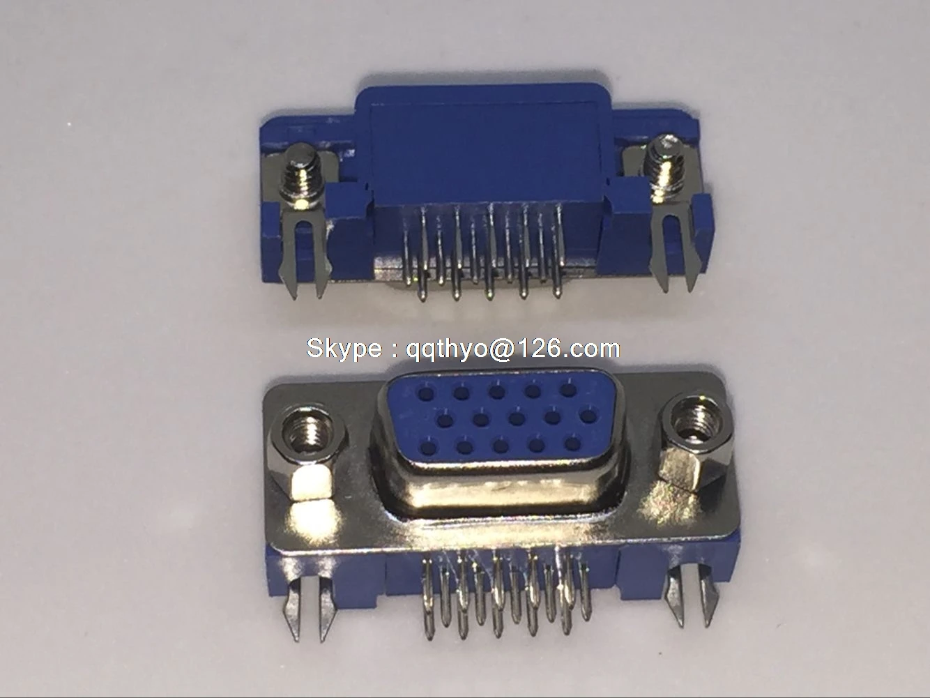100PCS DB9 Female PCB Mount, D Sub 9 pin PCB Connector,RS232 Connector