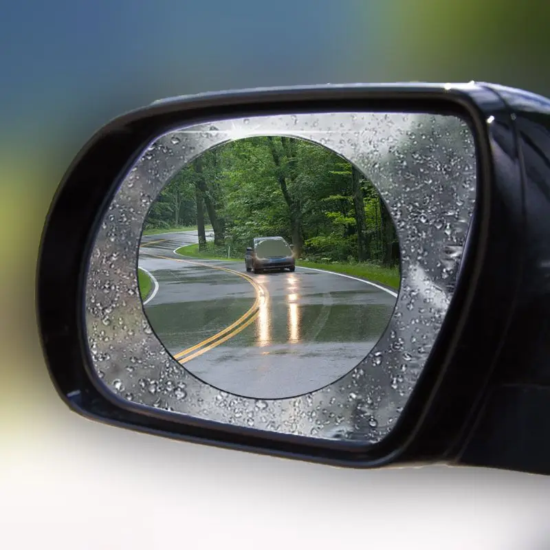 

2PCS Car Mirror Window Clear Film Anti Fog Antiglare Waterproof Rainproof Car Rearview Mirror Protective Automobiles Stickers