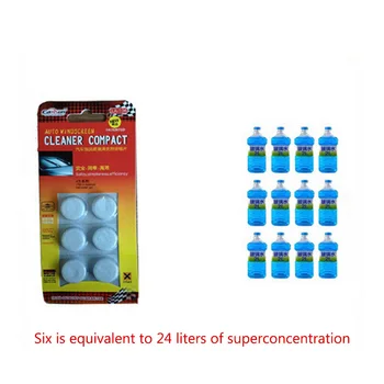 

Car Windscreen Washer Tablets Cleaner Detergent Fine Concentrated Solid Auto Car Accessaries True Quality 1PCS=4L 6/10 pcs