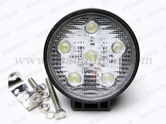 

18W 6 LED Work Light led spot Beam OffRoad light Truck Boat for Land Rover Discovery Suzuki Sidekick led driving work light lamp