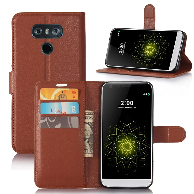 Mobile Phone Case for LG G6 Wallet Cover Flip Leather Case for LG G6 5.7 H870DS H870 H873 Luxury Protective TPU Stand Card Slots Mobile Phone Case for LG G6 Wallet Cover Flip Leather Case for LG G6 5.7 H870DS H870 H873 Luxury Protective TPU Stand Card Slots