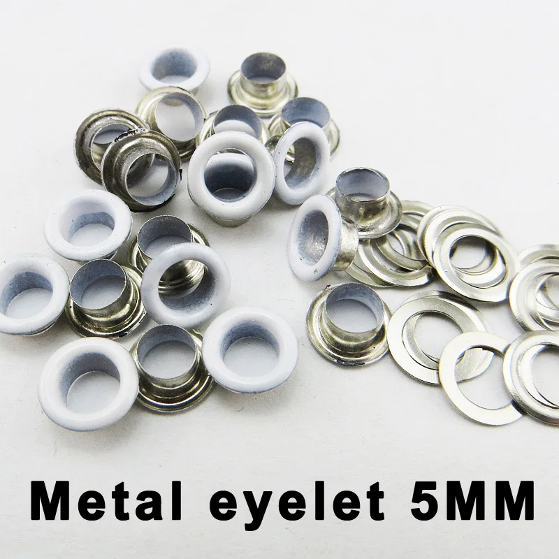 300 шт 5 мм золотые металлические кнопки-люверсы для шитья одежды аксессуары пуговицы для сумки ушко ME-016C