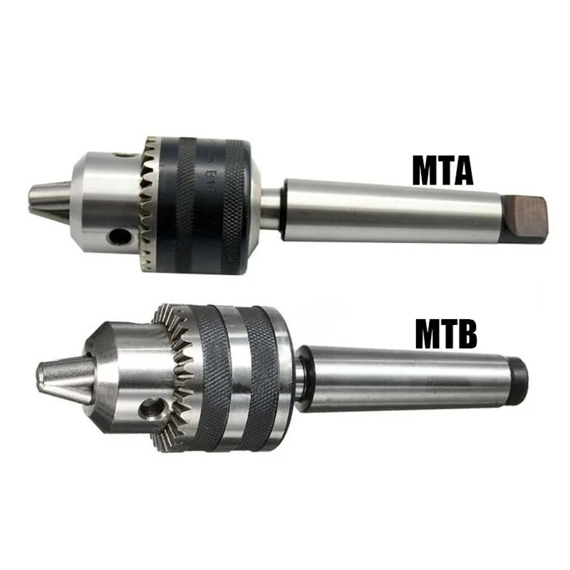 

1SET MT1 MT2 MT3 Shank Drill Chuck B16 B18 1-13mm 1-16mm Heavy Duty Taper Arbor Milling Tool lathe chuck