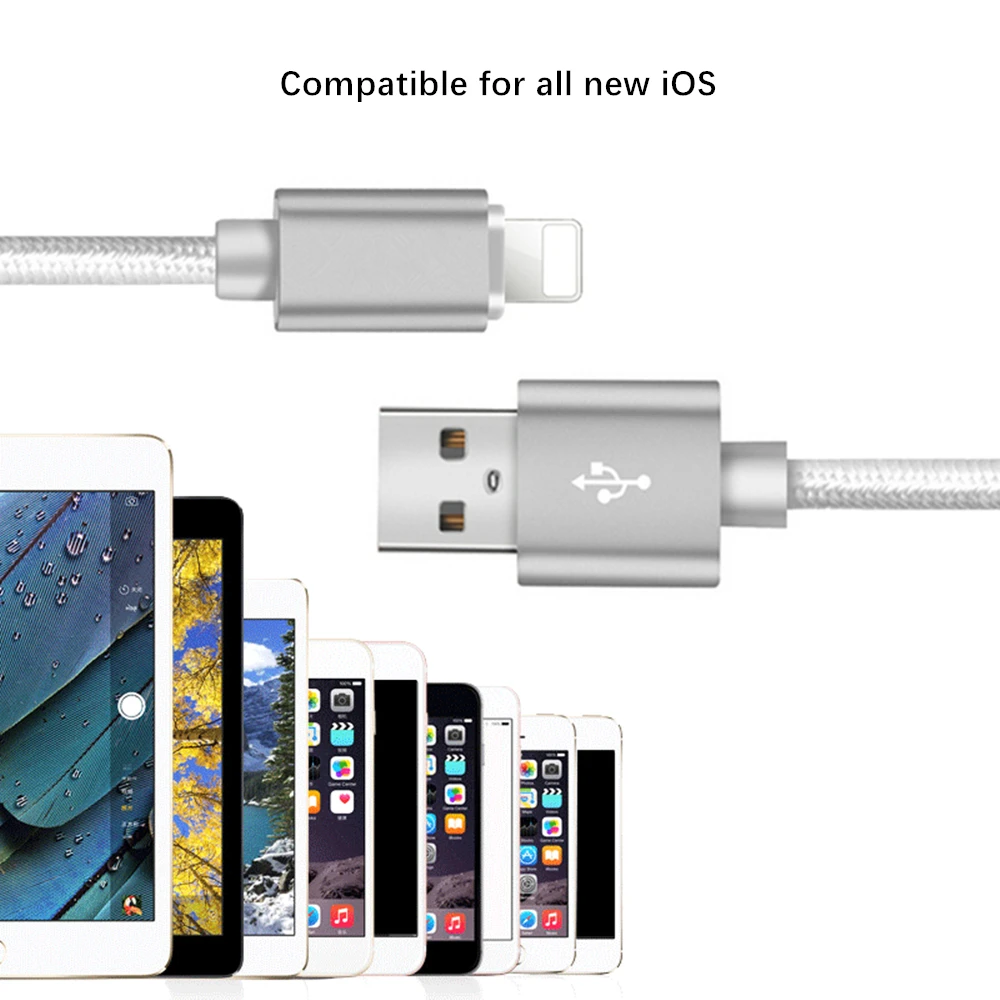 3 м ультра длинный USB кабель синхронизации данных для iPhone 5S 6S 5 6 7 8 Plus X XR XS Max Быстрая зарядка USB Кабель зарядного устройства для iPad 4 mini 2 3