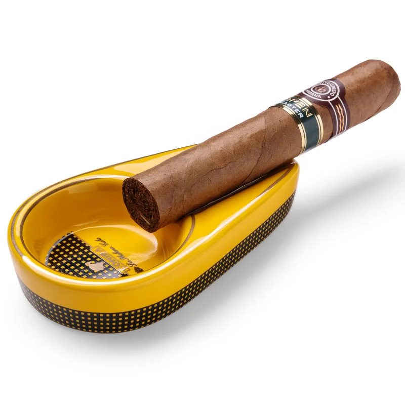 COHIBA пепельница, Мини пепельница для курения, керамическая карманная сигарета, Куба, пепельница для сигар, автомобильная пепельница для путешествий, аксессуары для сигар