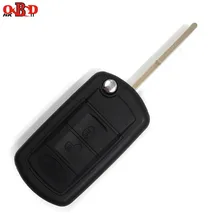 HKOBDII New Replacement Flip Key Remote Car Fob For Land Rover Range Rover 7941 Chip 433mhz With Uncut Blade