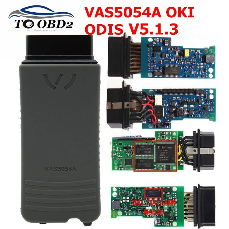 

High Quality VAS5054A OKI Chip ODIS V5.1.3 Full Chip VAS 5054a For VAG Series VAS5054 Supports UDS Protocols & Multi-Language