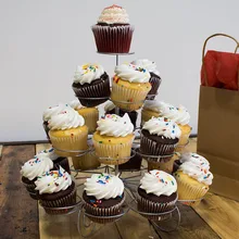 4 уровня 23 чашки десерты держатель Подставка для кексов на день рождения Свадебная вечеринка DIY Инструменты кухонные аксессуары TB распродажа