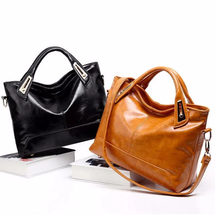 Oil Wax Leather Handbag