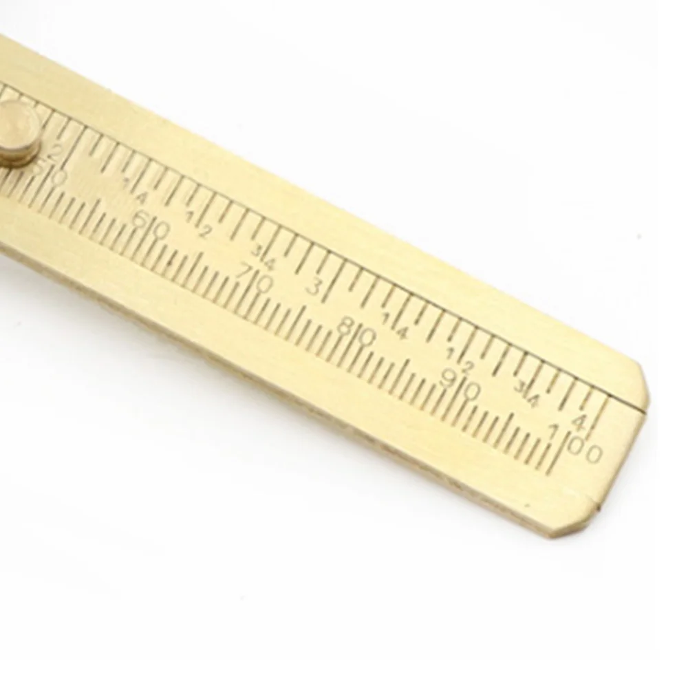 Ручной маленький размер, измерительный штангенциркуль, медные Штангенциркули, измерительный инструмент, скользящий Калибр для часов, ювелирных изделий, бумажных туалетных принадлежностей