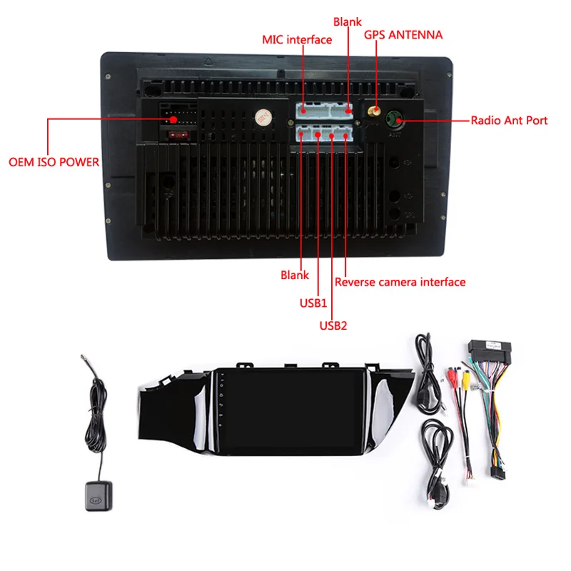 Discount 9 inch 2G RAM 32G ROM Android Car DVD Player GPS for Kia Rio K2 2017 2018 audio car radio stereo navigator with bluetooth wifi 5