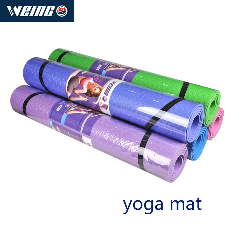 

Yoga mat 8mm, the first choice for beginners, WEING WY48PE Yoga Mat five colors, Fitness Exercise Yoga Mat
