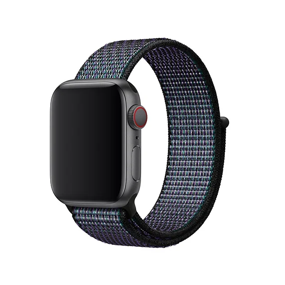 Цветной тканый нейлоновый ремешок для Apple Watch Band 5 4 40 мм 44 мм мягкая дышащая Спортивная петля для iWatch 3 2 1 38 мм 42 мм ремешок для часов