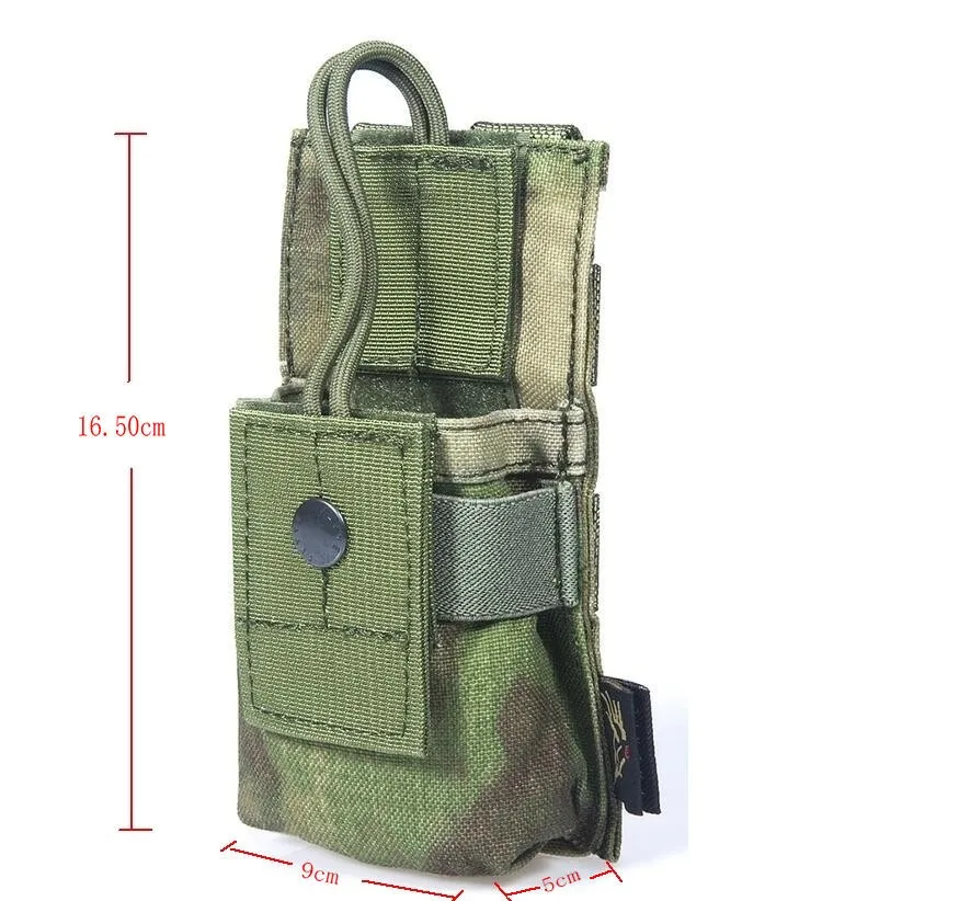 FLYYE MOLLE короткое радио Pounch Охота Кемпинг Туризм Альпинизм Открытый Тактический военная кордюра боевой PH-C009