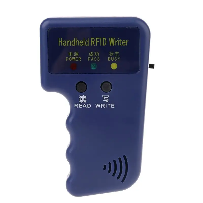 Ручной 125KHz RFID Дубликатор Копир Писатель программист ридер + ключи EM4305 T5577