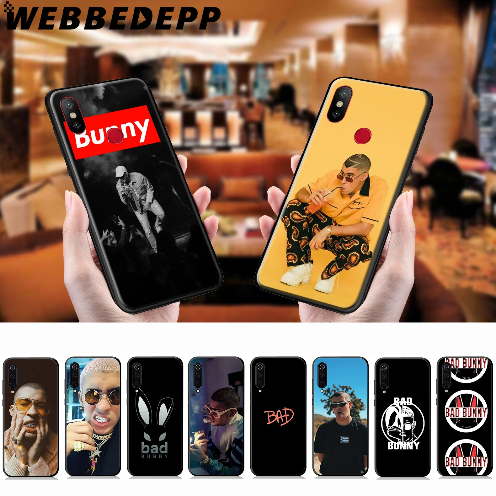 WEBBEDEPP Bad Bunny Soft Case for Xiaomi Mi 9T 9 8 SE 6 A1 A2 A3 Lite MiA1 MiA2 MiA3 F1 MAX 3 Mi8 CC9E CC9 |