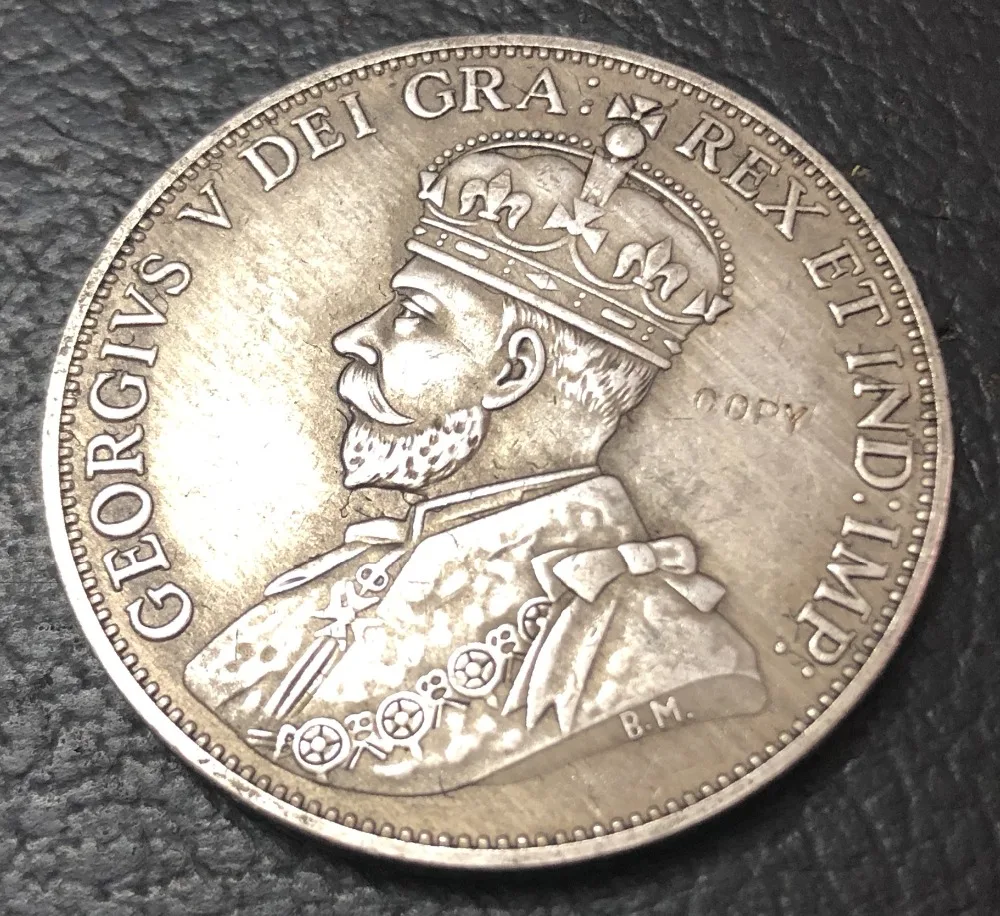1911 Канада один доллар Посеребренная копия монеты Безвалютные монеты  | Безвалютные монеты -32863121352