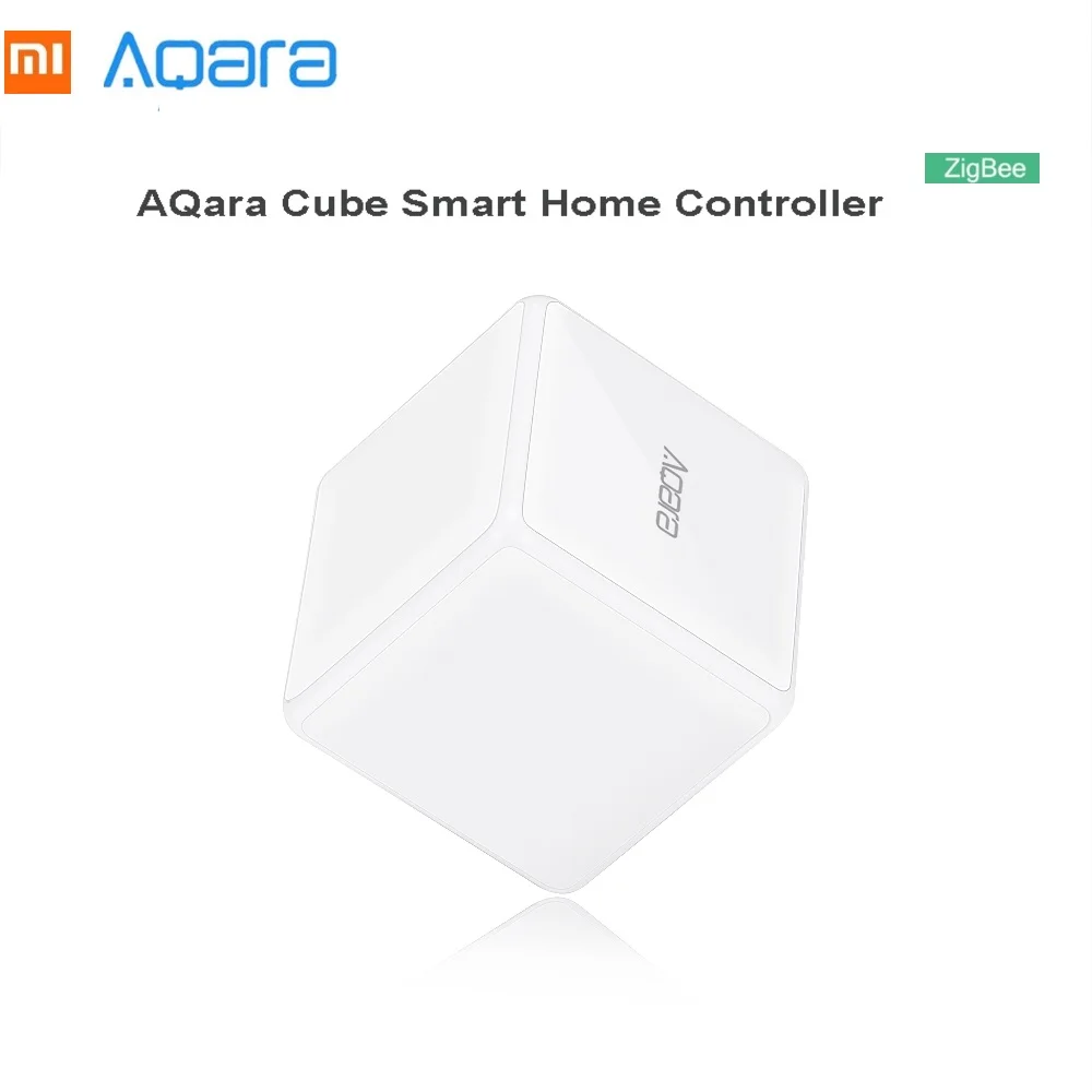 

Xiaomi MI Aqara Magic Cube Controller Zigbee Version Controlled by Six Actions For Smart Home Device work with mijia home app