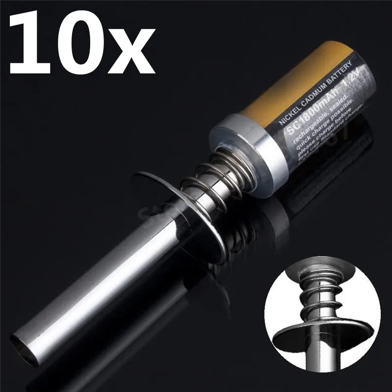 

Wholesale 10 pieces RC Cars HSP 80101 1800mAh Rechargeable Glow Plug Igniter Ignition For 1/10 1/8 Nitro Buggy Engine Parts Tool