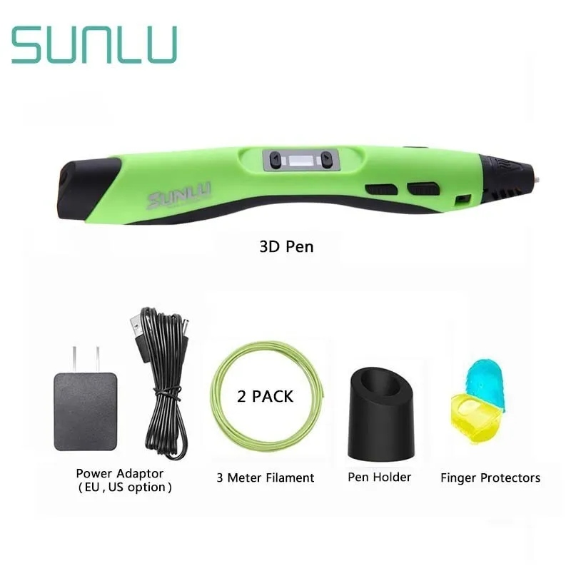 

SL-300 3D Printing Pen Support ABS/PLA Filament 1.75mm Digital 3D Pens Printing Arts Crafts As Best Gift For Boys And Girls