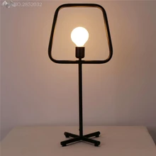 Nordic современный творческий гладить Настольные лампы простые настольные лампы для Спальня прикроватной тумбочке Гостиная исследование чтение светильники украшения