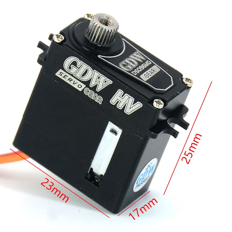 

1PC GDW Mini Servo Universal Differential Shift Steering Servos with Metal Gear for RC Cars Modification Upgrade Accessorie