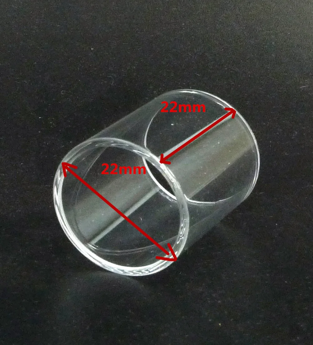 

Replacement Glass Tube Cap Tank For Aerotank Mega Atomizer 22mm Diameter