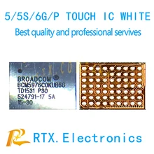 2 шт./лот BCM5976C1KUB6G U2401 U12 для IPhone5 5c 5S 6 6 плюс экран контроллера чип водитель BCM5967 белый контакт IC и