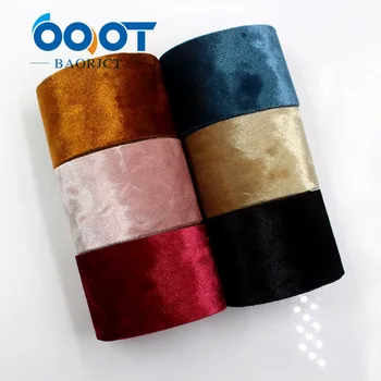 

OOOT BAORJCT I-181103-91,2yards 38mm Advanced material flannel ribbon DIY handmade bow headdress gift wrap birthday decoration