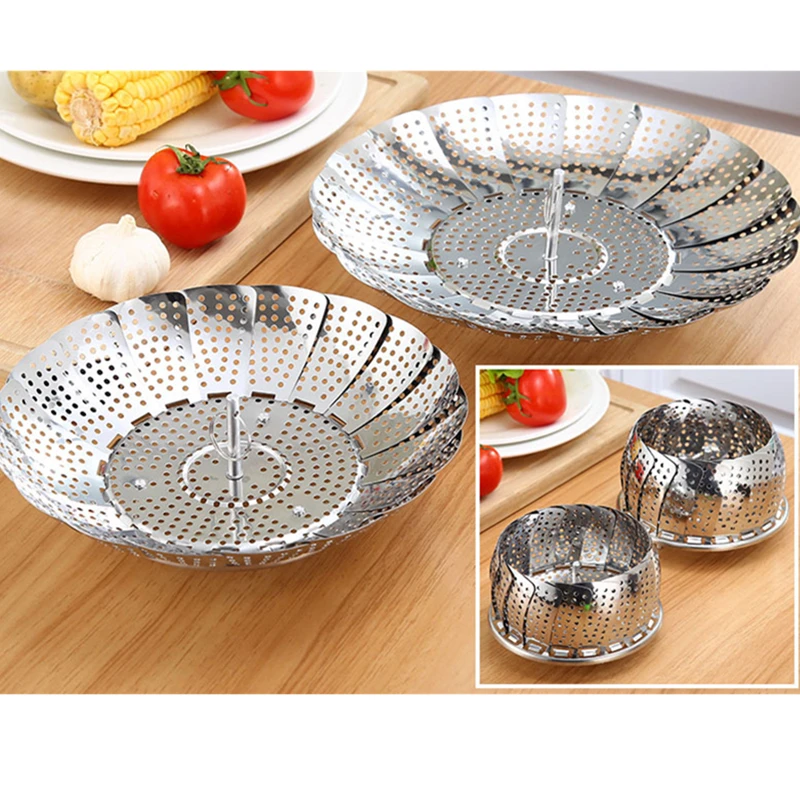 Buy JINJIAN Stainless steel Flower Shaped Pot Strainer Rice Fruit Vegetable