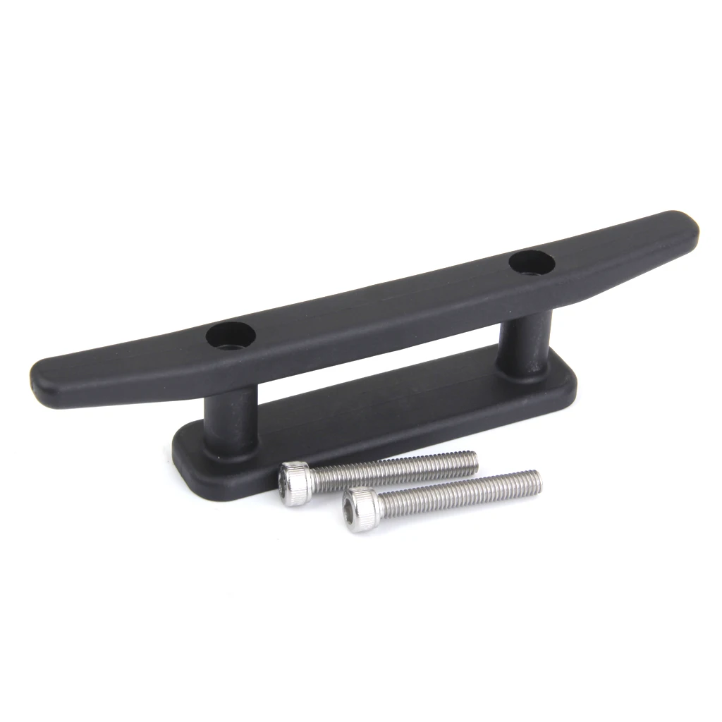 Black Nylon Marine Boat Dock Fixed Anchor Cleat Kayak Canoe Accessory