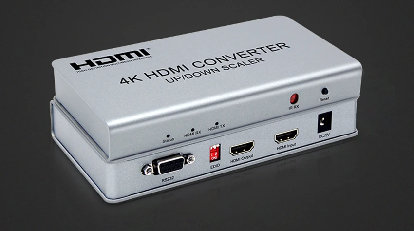 4K HDMI конвертер вверх/вниз скейлер Для видеостены в сочетании с одним hdmi сплиттером и 4 hdmi конвертера поддержка пяти режимов сращивания